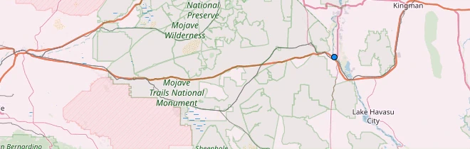 Starting geographic view before a recorded track develops