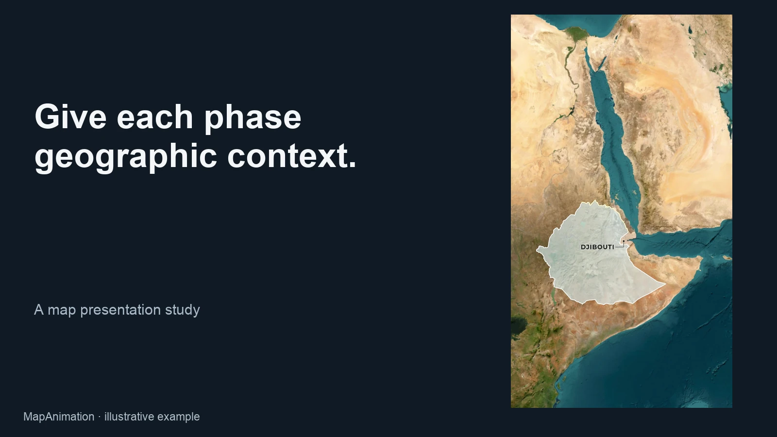 Regional context map around Ethiopia and the Horn of Africa